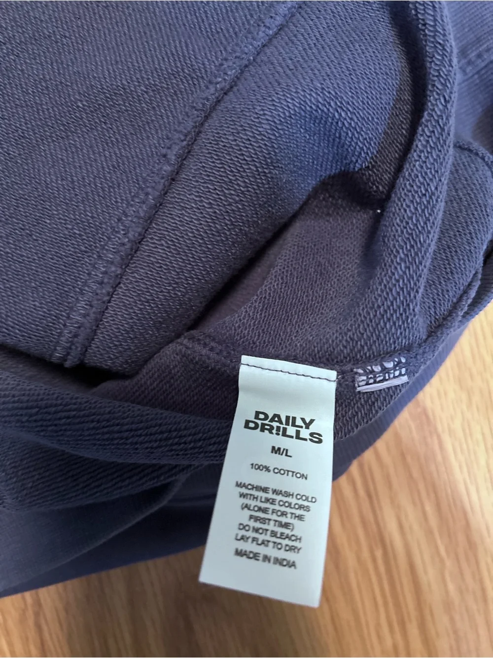 Daily Drills Limited Edition 300K Cherry Oversized Crew - Navy Size M/L NWOT